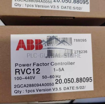 NEW ABB RVC-12/1-5A Power Factor Automatic Compensation Controller RVC12/1-5A