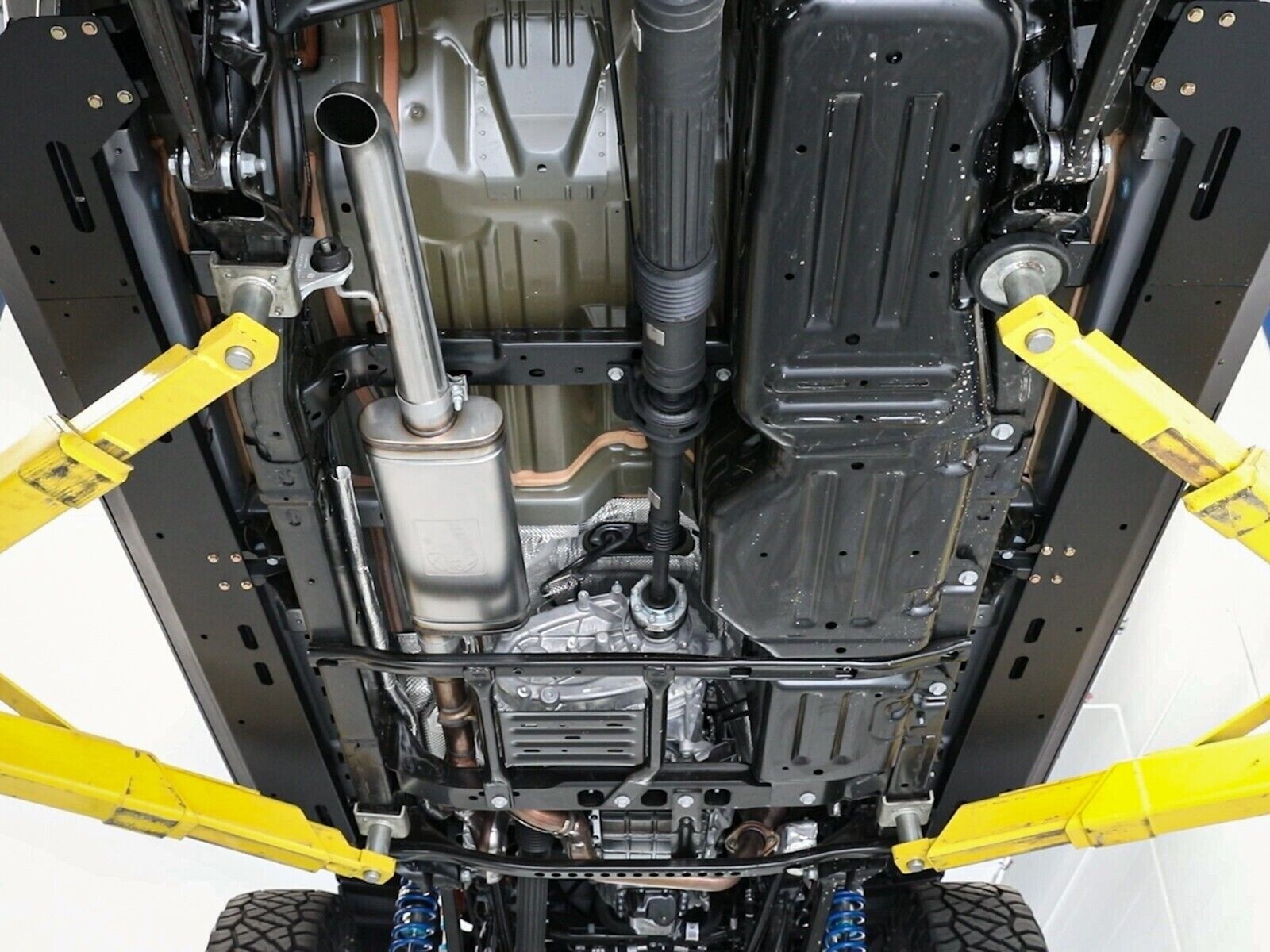 aFe ROCK Basher Exhaust Cat-Back 3in SS-409 2020 Jeep Gladiator (JT) V6-3.6L main image 1
