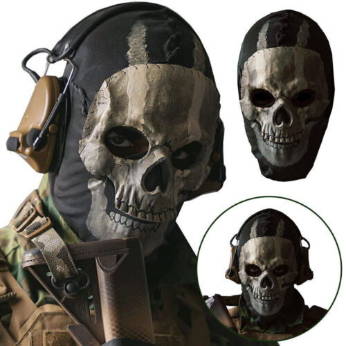Call of Duty Ghost Mask Adult Balaclava Hat + Skull Face Mask Cosplay Costu E1V8 - Bild 1 von 12