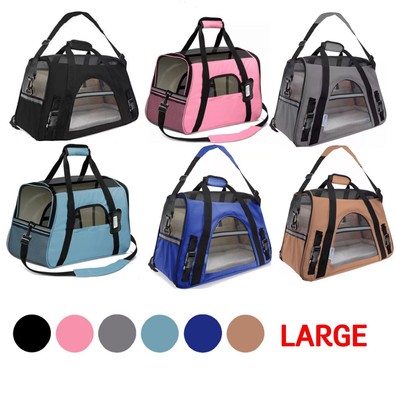 COLORS!! Pet Dog Cat Carrier Bag Soft Sided Comfort Travel Tote Case Airline
