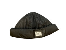 ZARA Puffer Hat Unisex Kids Black Beanie Winter Hat NWT Size 6-9 Years