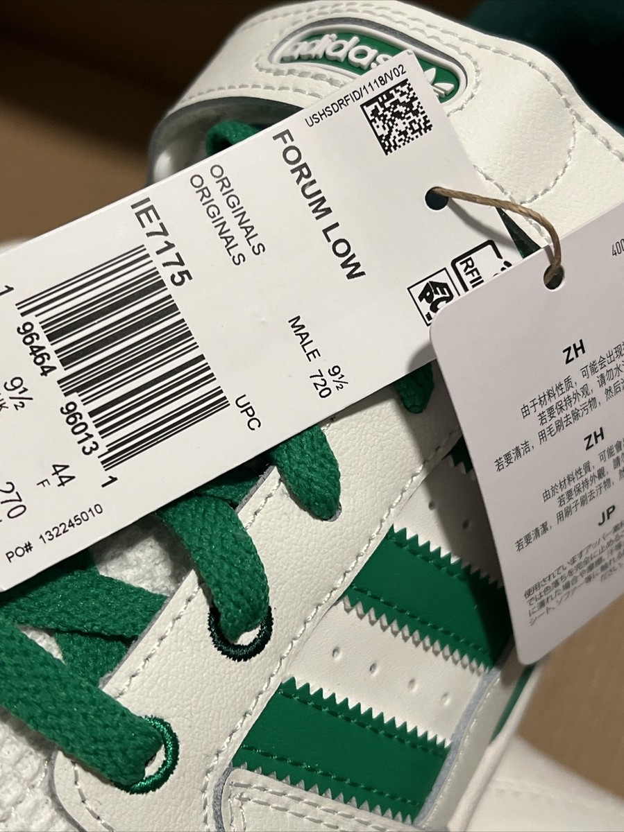 Adidas Forum Low Shoes Original Sneakers Cloud White/Green