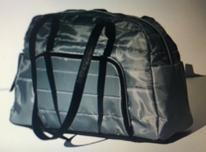 dsw grey duffle bag