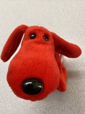 RARE Rover The Red Dog ty Original Beanie Baby with Tag Errors And PVC Pellets