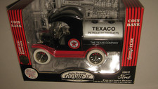 1998 GEARBOX ISSUED DIECAST BANK 1912 FORD TANKER ADVERTISING TEXACO PETROLEUM