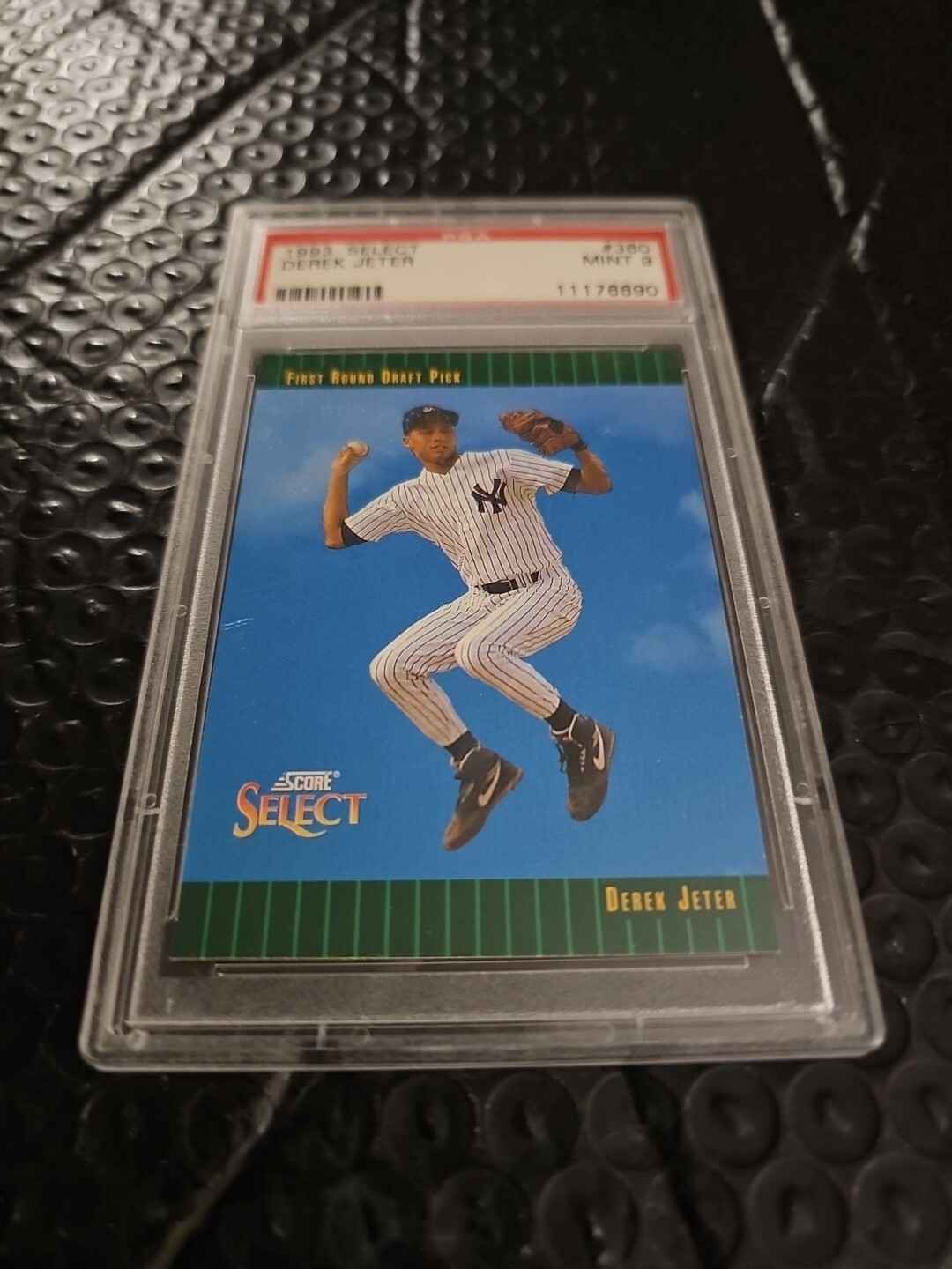 DEREK "CAPTAIN" JETER PSA 9 MINT 1993 Select HOF Rookie RC Card #360 N.Y YANKEES