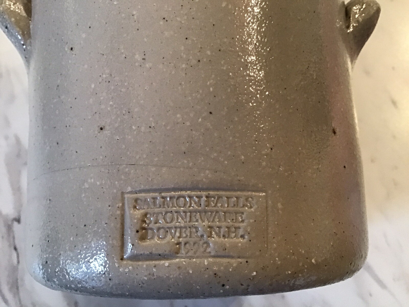 Vintage 1992 Salmon Falls Dover NH Stoneware Crock Berry Basket eBay