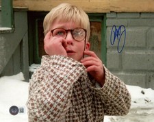 PETER BILLINGSLEY SIGNED 8x10 PHOTO RALPHIE A CHRISTMAS STORY RARE BECKETT BAS