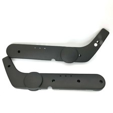 COPPIA BANDINE FIANCHETTI NERO NERI ORIGINALI PIAGGIO CIAO PX P NEGOZIO EBAY!