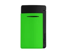 S.T. Dupont Lighter Jet Windproof Minijet Green Fluorescent / Matte Black 010872