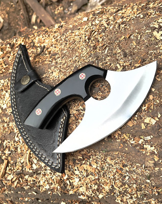 Ulu Knife amazing Handle grip, Pizza slicer/Vegetable Chopper, NEW Pizza Cutter