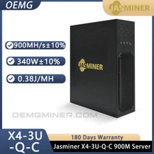 NEW Jasminer X4-Q-C 900M/s 340W ETC ETHW OCTA Miner in Stock