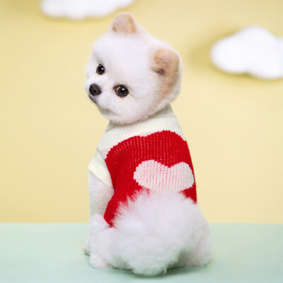 Pet Small Dog Warm Knit Sweater Clothes Puppy Cat Knitwear Costume Coat Vest