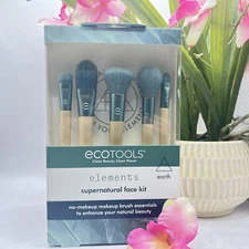 EcoTools Elements Super-Natural Face Makeup Kit Brush Set - Earth