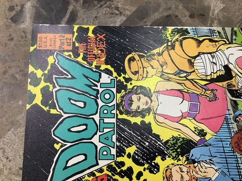 The Official Doom Patrol Index 2 ICP 1986 Comic Book - Picture 5 of 10