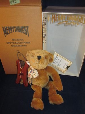 MERRYTHOUGHT Marionette Teddy Bear EF13Z 1994 Mohair Limited