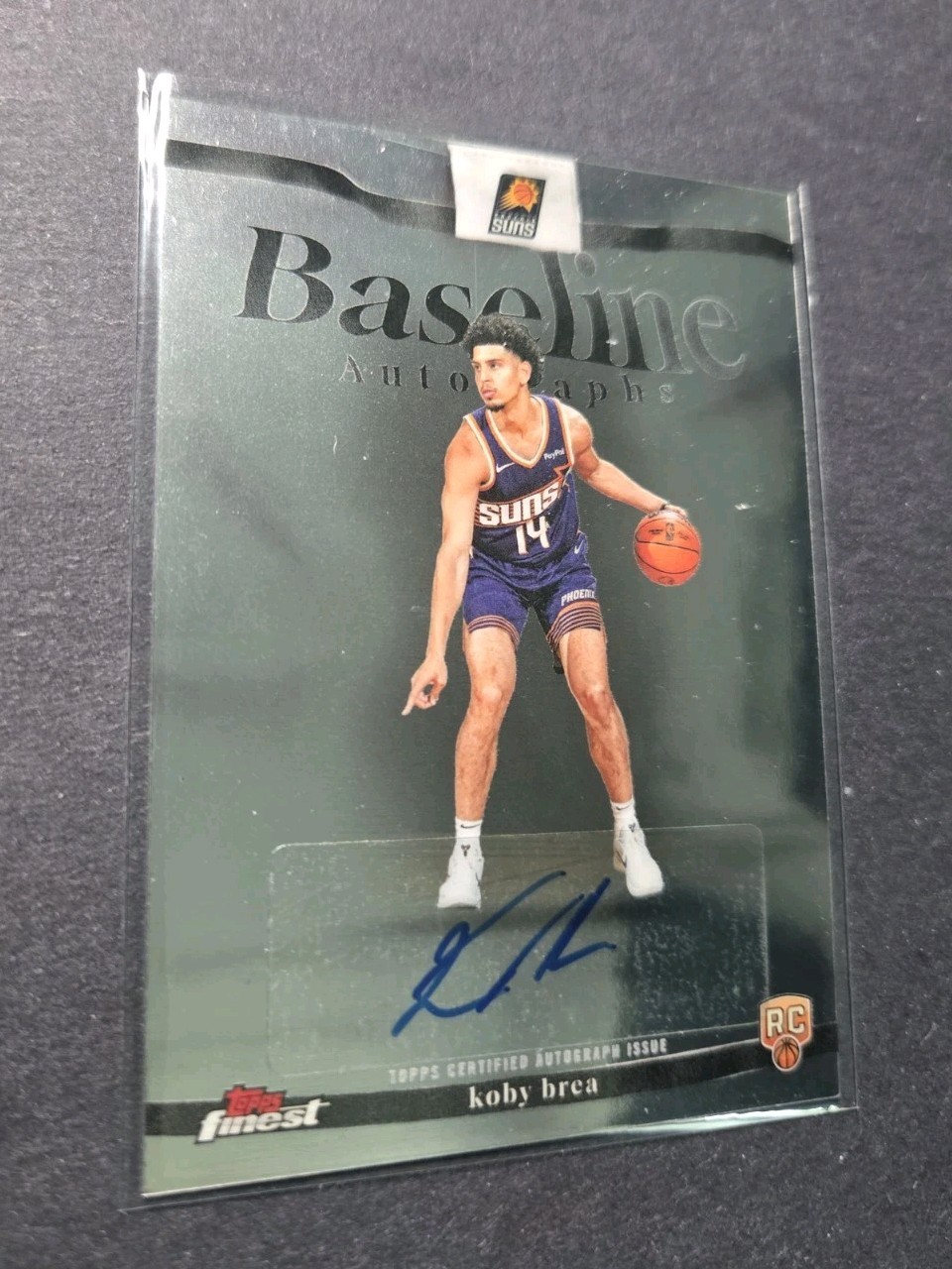 Topps 2025-26 Finest Koby Brea Phoenix Suns Baseline Autographs RC Auto #BA-KB