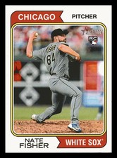 2023 Topps Heritage #352 Nate Fisher RC Mint