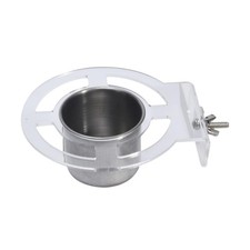 Bird Feeding Dish Cups Birdcage Coop Water Feeder Bird Bowls for Cage