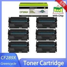 6pk 89X CF289X Black HighYield Toner For HP LaserJet M507 M528 M507dn NEW chip 