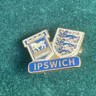 Vintage IPSWICH TOWN Football club Enamelled Pin Badge