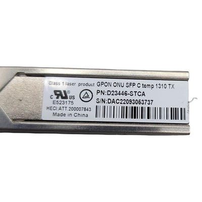 GPON ONU SFP C-temp 1310 TX Transceiver Module D23446-STCA ATT.200007843