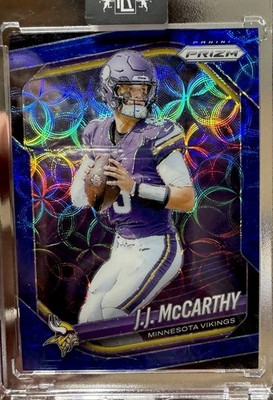 Panini 2025 Prizm J.J. McCarthy #279 Vikings Serial /14 🔥 Case Hit