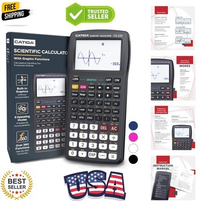 Scientific Calculator with Graphic Functions, Upgraded Multi-Mode Graphing Ca...