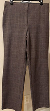 ANN TAYLOR LOFT Womens Glen Plaid Career Curvy Slim Pants NWT - Sz 8