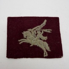 Genuino WW2 Divisiones Aerotransportadas Pegaso Formación Signo Paracaídas Planeador