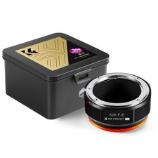 K and F Concept Lens Mount Adapter Nikon F to Sony E Mount Manual Focus AE154