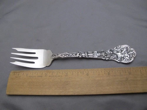 Gorham Sterling VERSAILLES (1888) Large Salad FORK-6 3/8 Inch-NO MONO