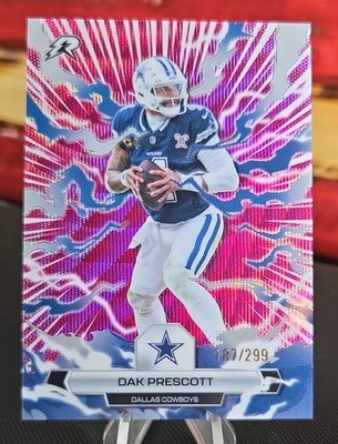 Topps 2024 Dak Prescott #24 Magenta Surge  187/299 Dallas Cowboys