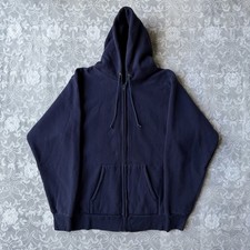 Vintage 90s Camber Hoodie Zip Up Mens Large Tall Jacket Blue Made In USA