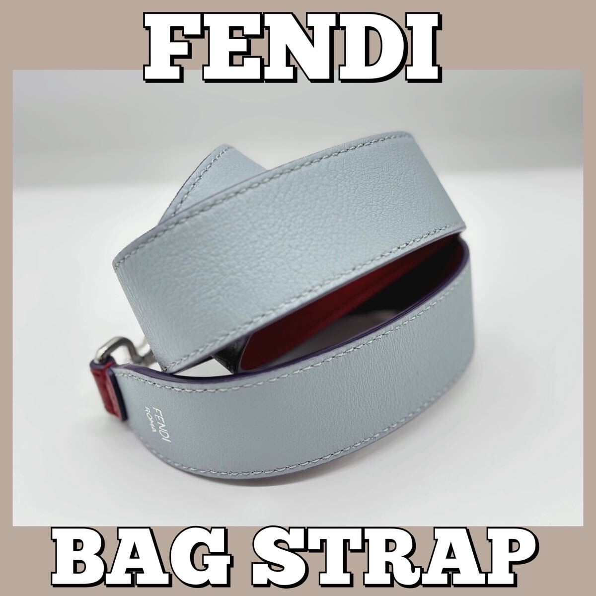 Vintage FENDI Zucca FF Shoulder Bag with Adjustable Strap