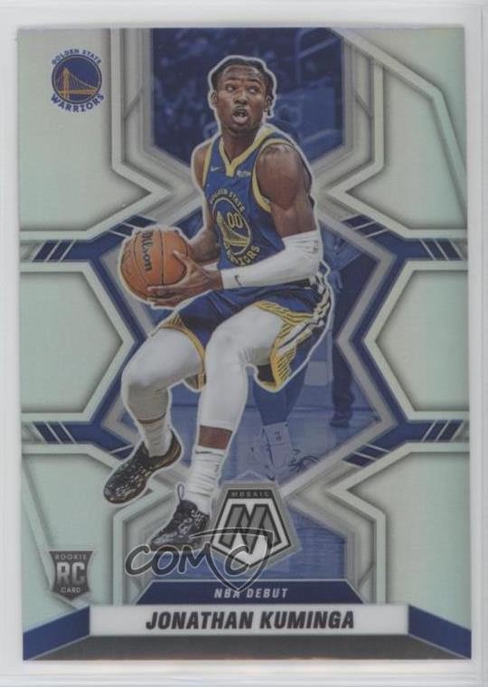 2021-22 Panini Mosaic NBA Debut Silver Prizm Jonathan Kuminga #268 0t28
