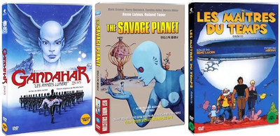 René Laloux collection: Gandahar, Time Masters, The Savage 3 DVD Set   Brand New
