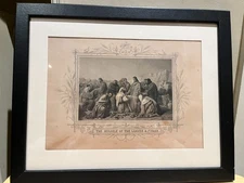 Blackie & Son Antique Engraving – The Miracle of the Loaves & Fishes – c.1860