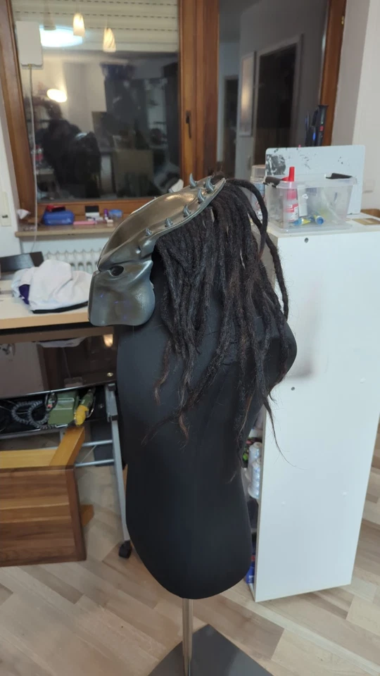 Predator Maske  , 3D Gedruckt Mit Echt Haar  - Bild 2 von 3