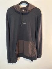 Nike Dri Fit Men’s Pullover Hoodie XL Black Front Pocket Essential Streetwear