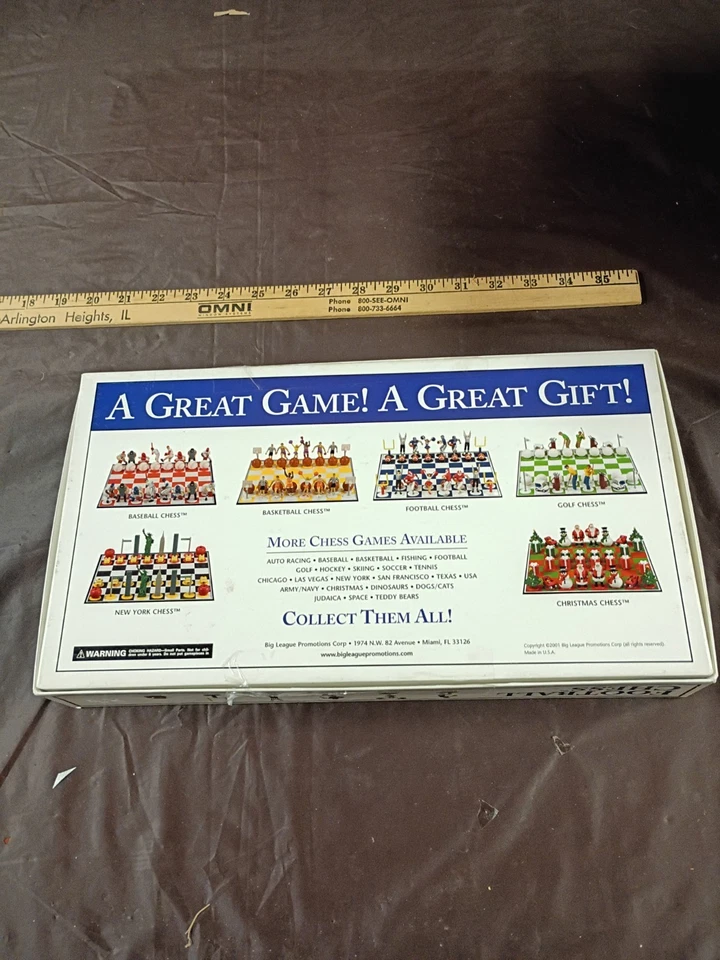 Football Chess Game by Big League Promotions 2001 Complete ! - image 2 of 4