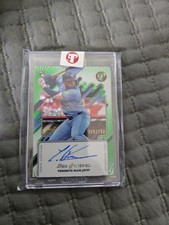 2025 Topps Pristine Leo Jimenez Auto RC Green Refractor Rookie #8/150 Blue Jays