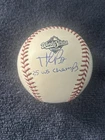 TEOSCAR HERNANDEZ SIGNED 25 WS CHAMPS OML WORLD SERIES BASEBALL FANATICS DODGERS