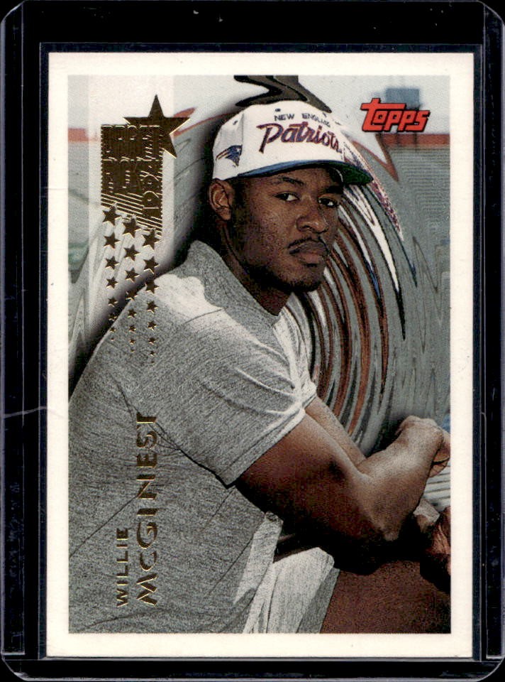 1994 Topps Willie McGinest Rookie RC #74 Patriots