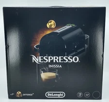 Nespresso Inissia Espresso Machine By De'Longhi Lungo 19 Bar - Black
