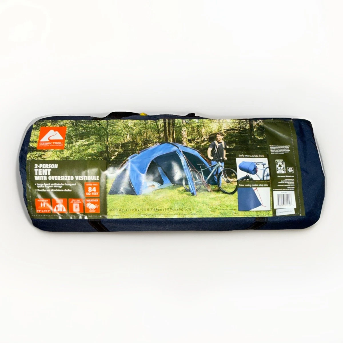 Ozark Trail Tente Cabine instantanée 3 pièces 14 x 4 pi (Orange