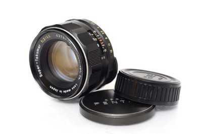 Asahi Pentax Super-Takumar 55 mm f/2.0 Prime Objektiv - M42 Mount, Exc+ mit Schutzkappen