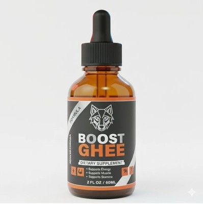 Boost Ghee Drops for Men to Boost Performance, Stamina & Energy (60ml)