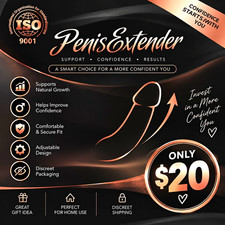 Penis Extender Enlargement Device - Adjustable, Discreet Packaging
