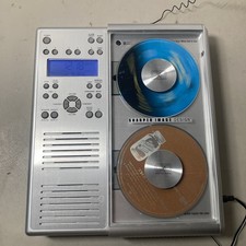 Sharper Image Twin CD Player AM/FM Stereo Shower Companion Water Resistant SI742